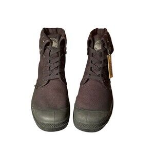 Palladium Baggy Men's Turn-down 02353-060-M Black/Black Canvas Combat Boots 11
